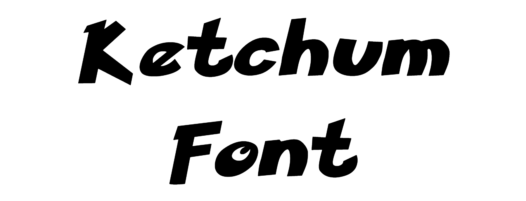 Ketchum Font Download