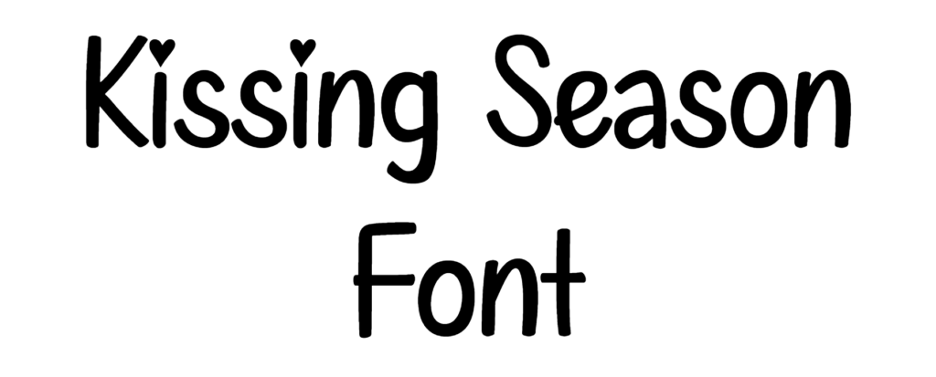 Kissing Season Font Download