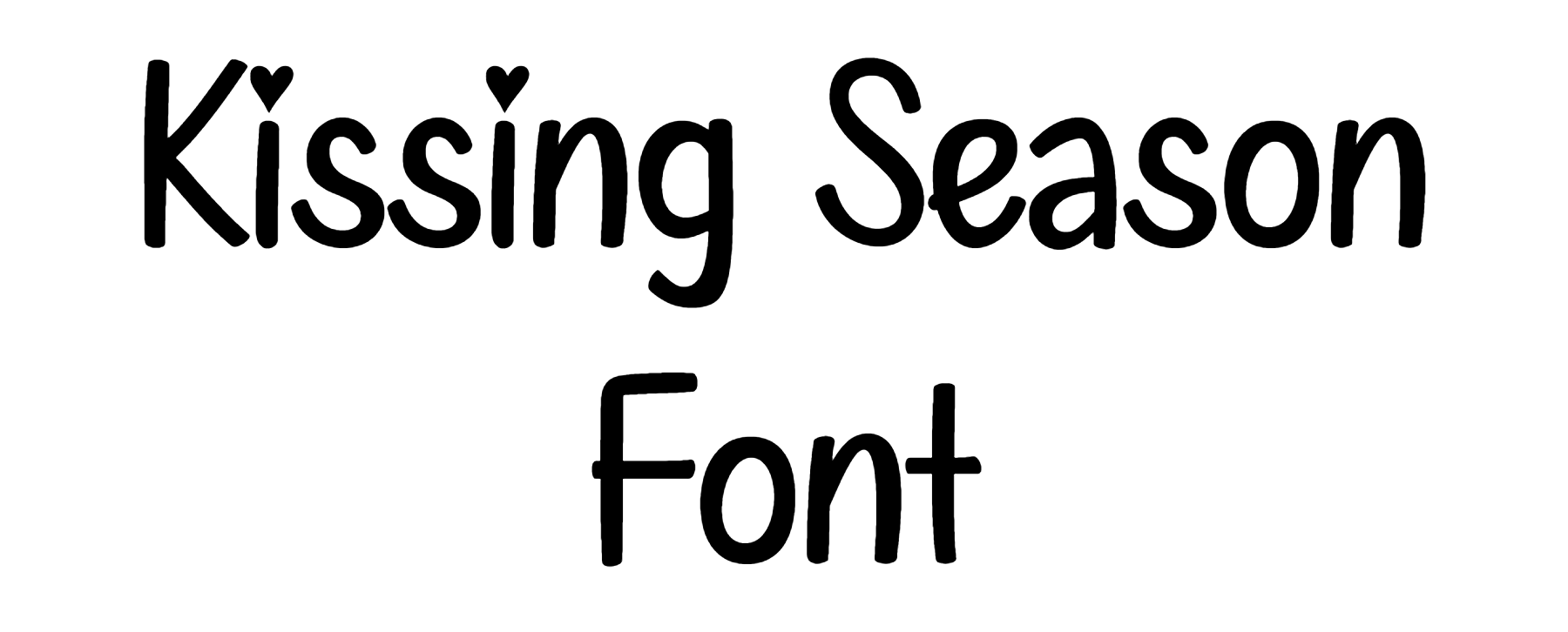 Kissing Season Font Download