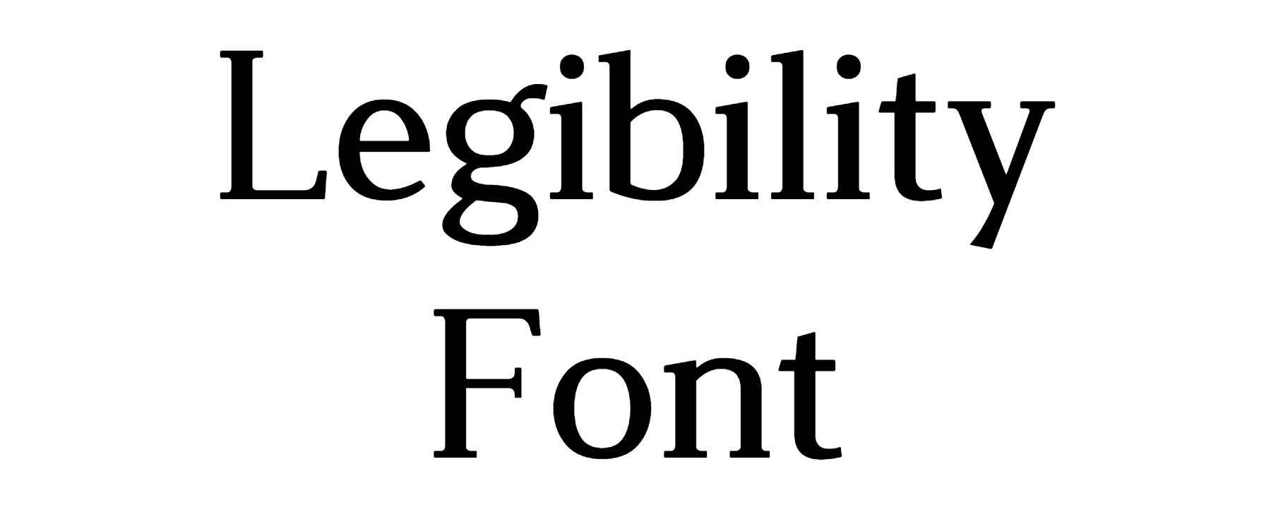 Legibility Font Download