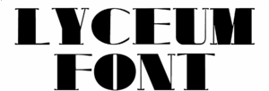 Lyceum Font Download