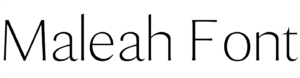 Maleah Font Download