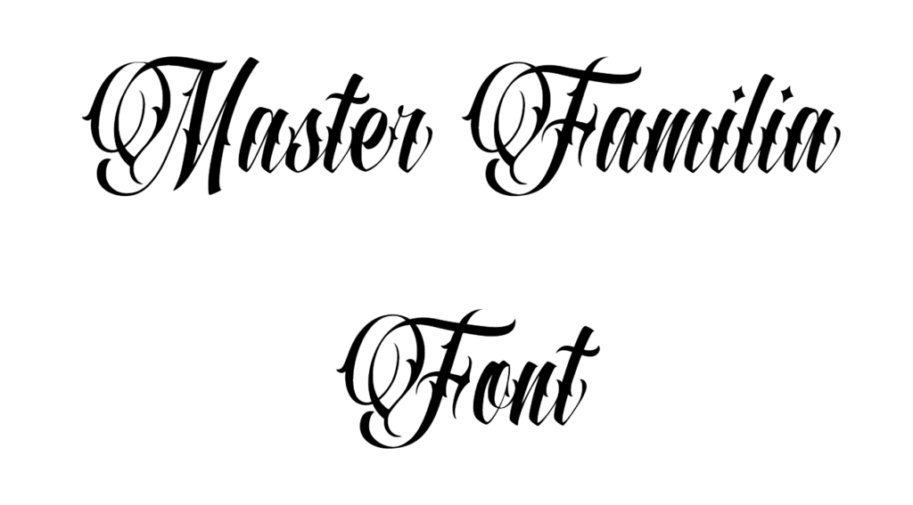 Master Familia Font Download