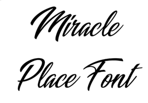 Miracle Place Font Download