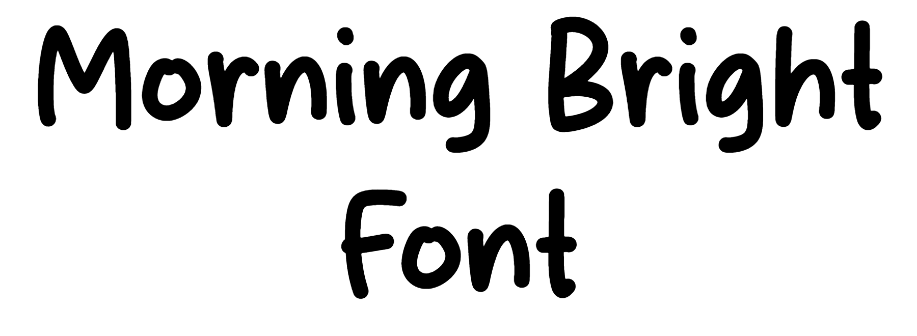 Morning Bright Font Download