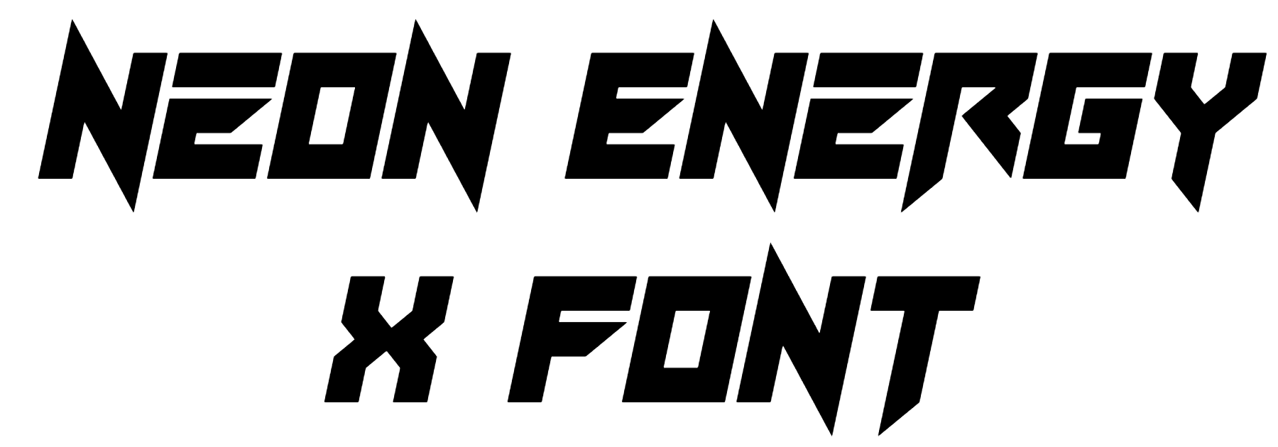 Neon Energy X Font Download