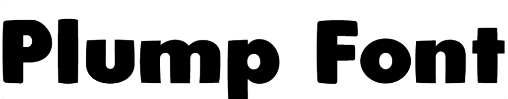 Plump Font Download