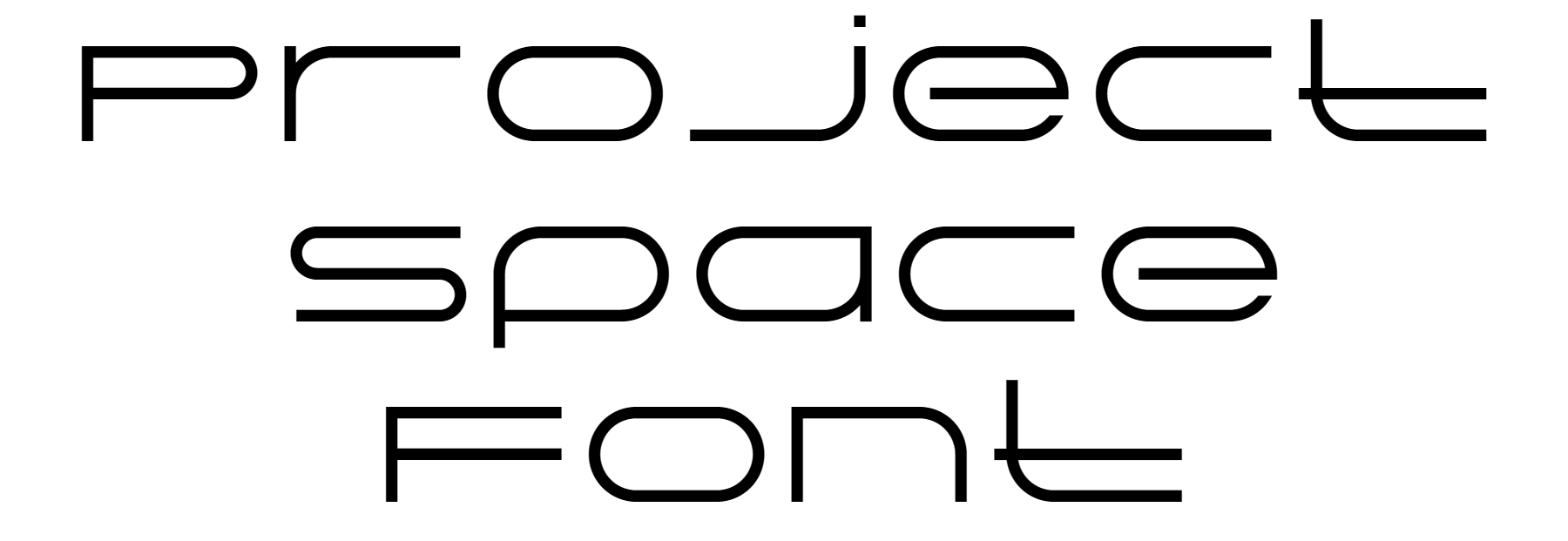 Project Space Font Download