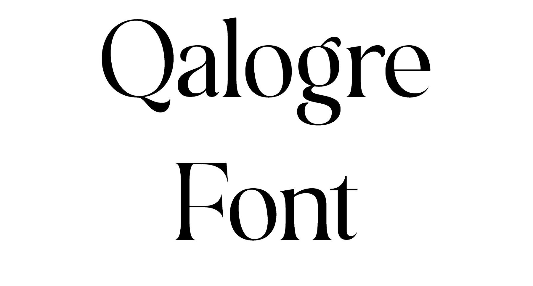 Qalogre Font Download