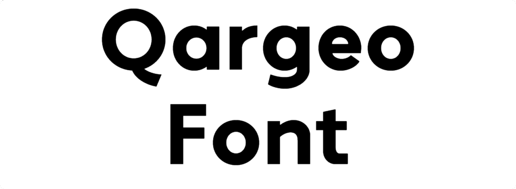 Qargeo Font Download