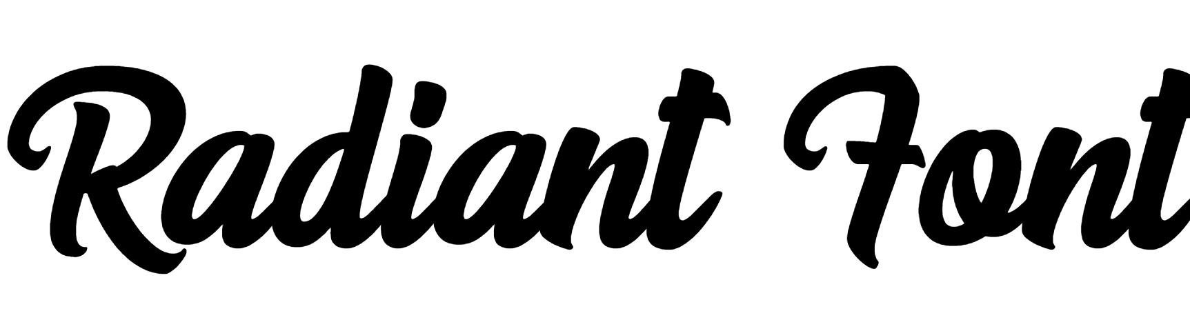 Radiant Font Download