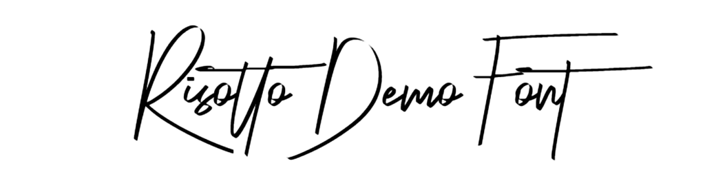 Risotto Demo Font Download