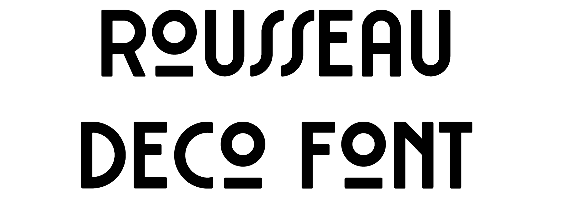 Rousseau Deco Font Download