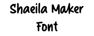 Shaeila Maker Font Download