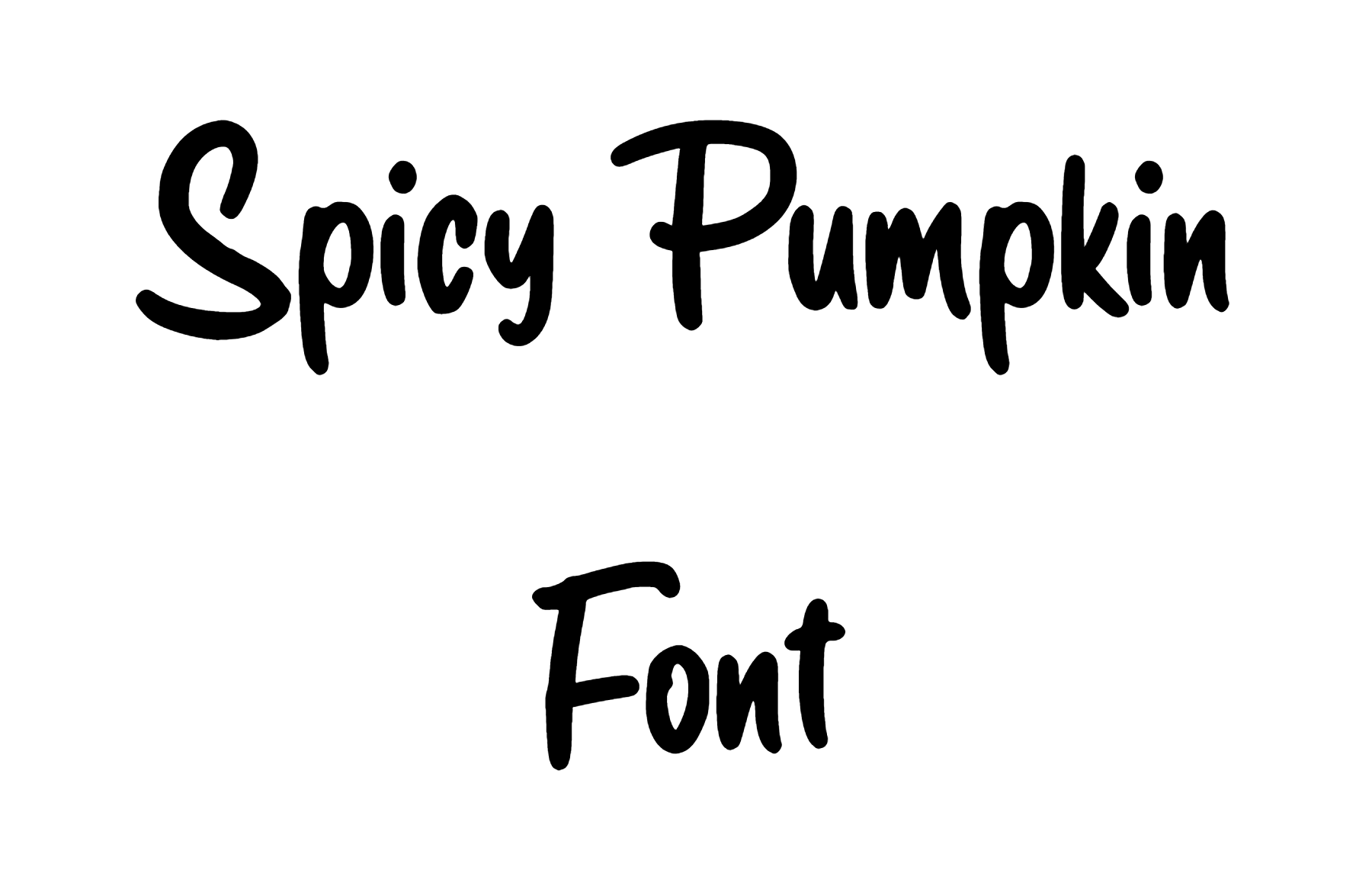 Spicy Pumpkin Font Download