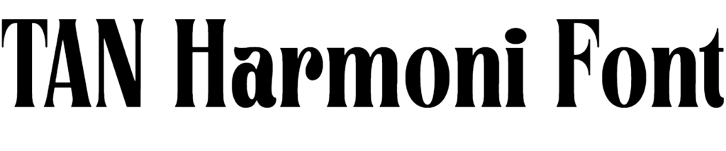 TAN Harmoni Font Download