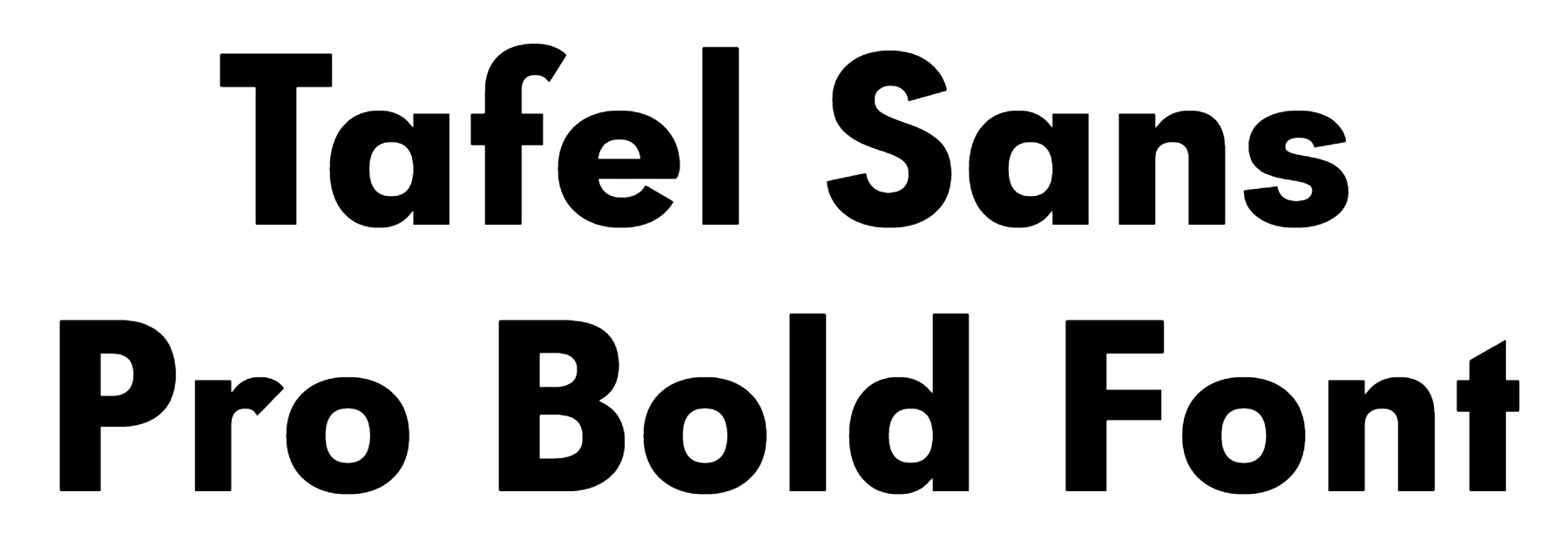 Tafel Sans Pro Bold Font Download