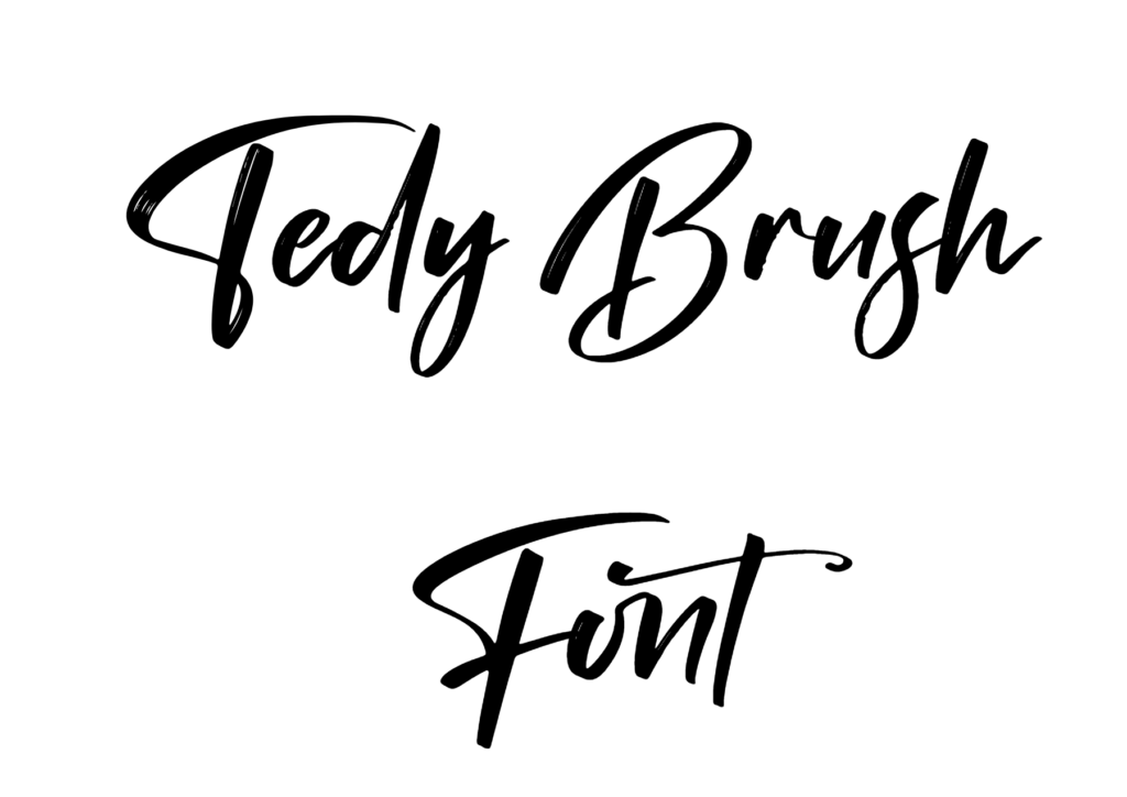 Tedy Brush Font Download