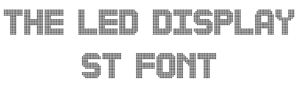 The Led Display St Font Download