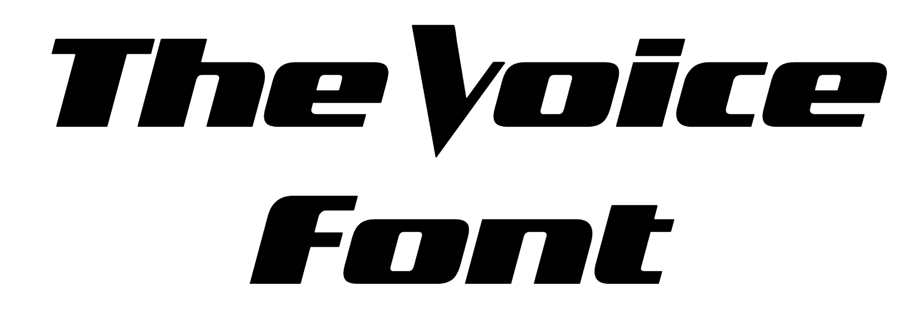 The Voice Font Download