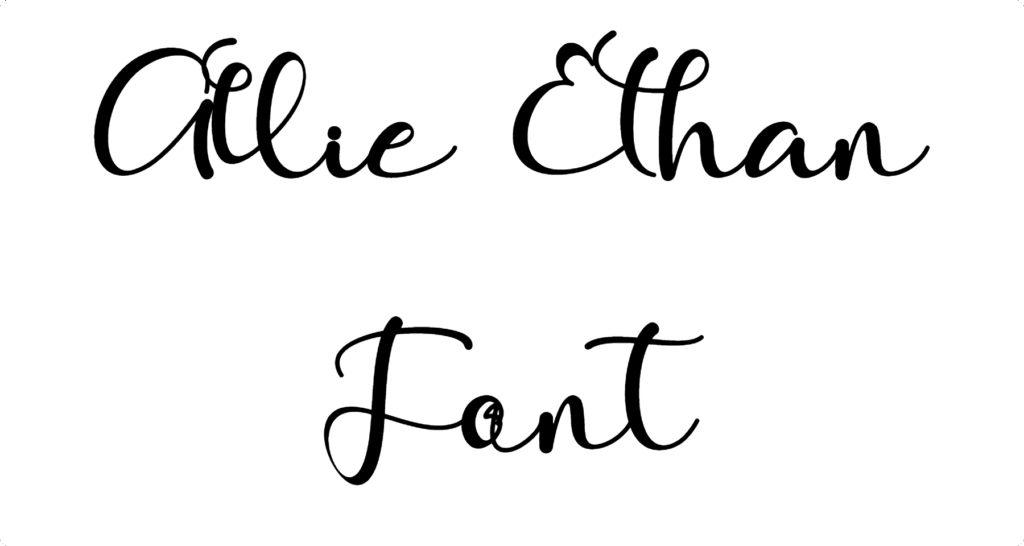 Allie Ethan Font Download