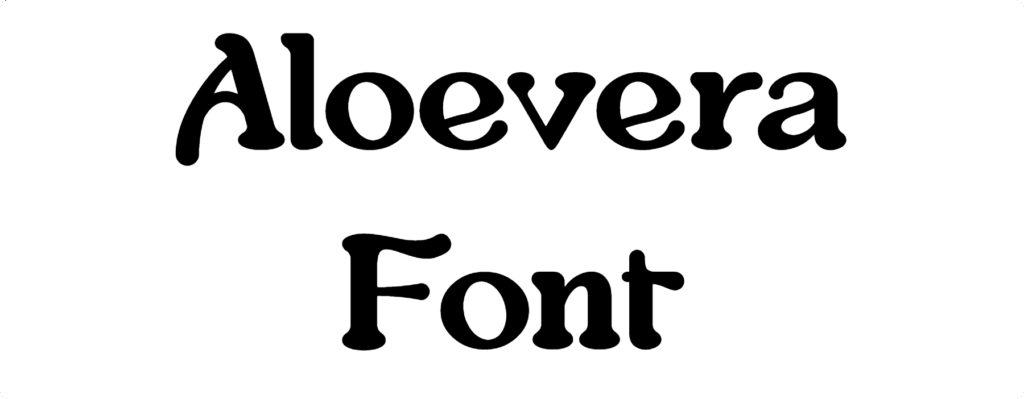 Aloevera Font Download