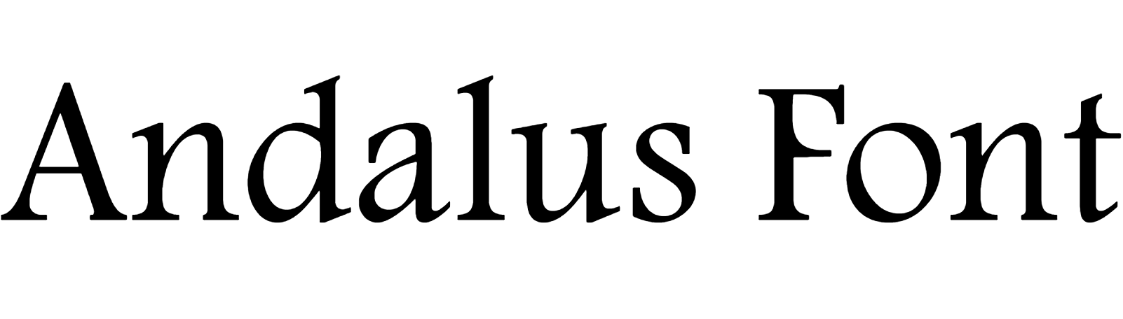 Andalus Font Download