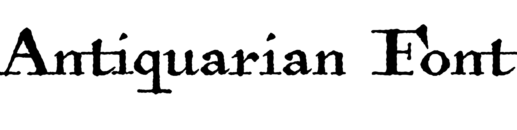 Antiquarian Font Download