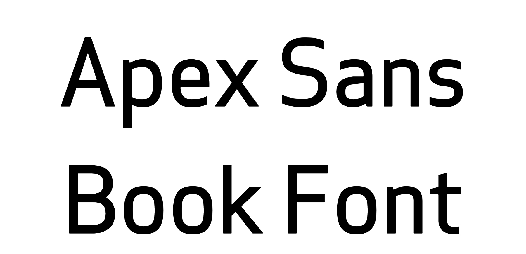 Apex Sans Book Font Download