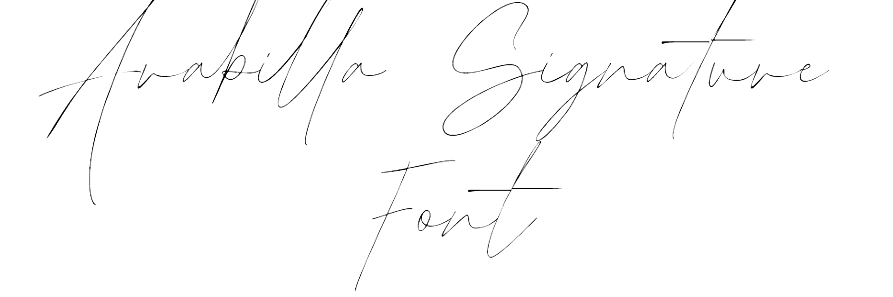 Arabilla Signature Font Download