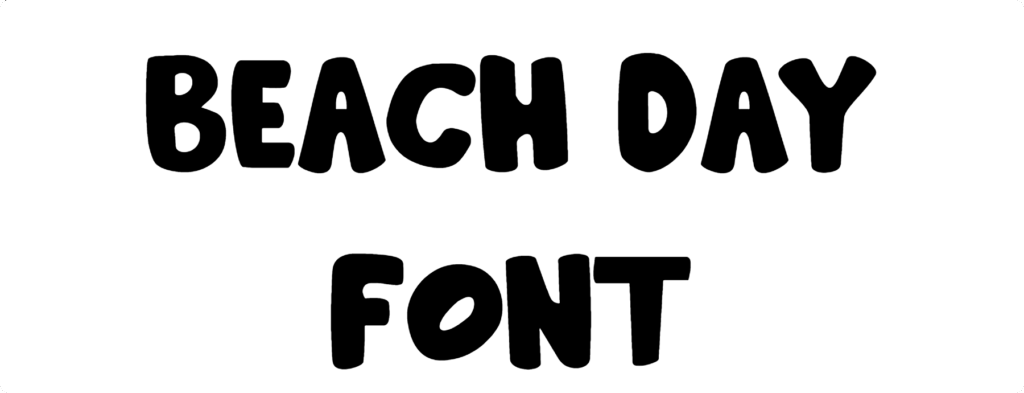 Beach Day Font Download