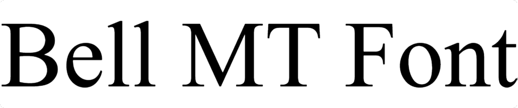 Bell MT Font Download