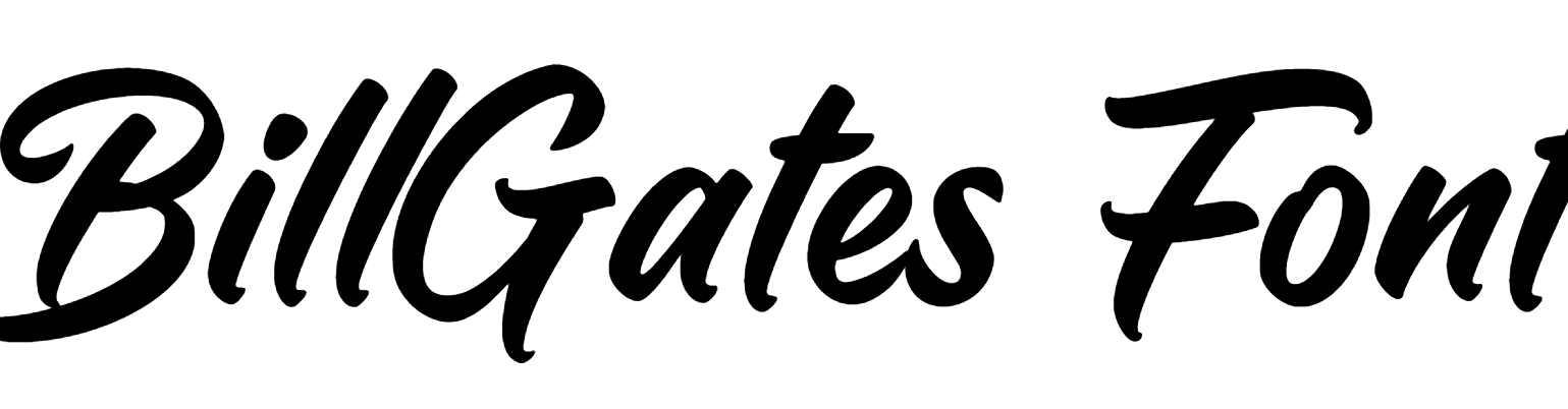 BillGates Font Download
