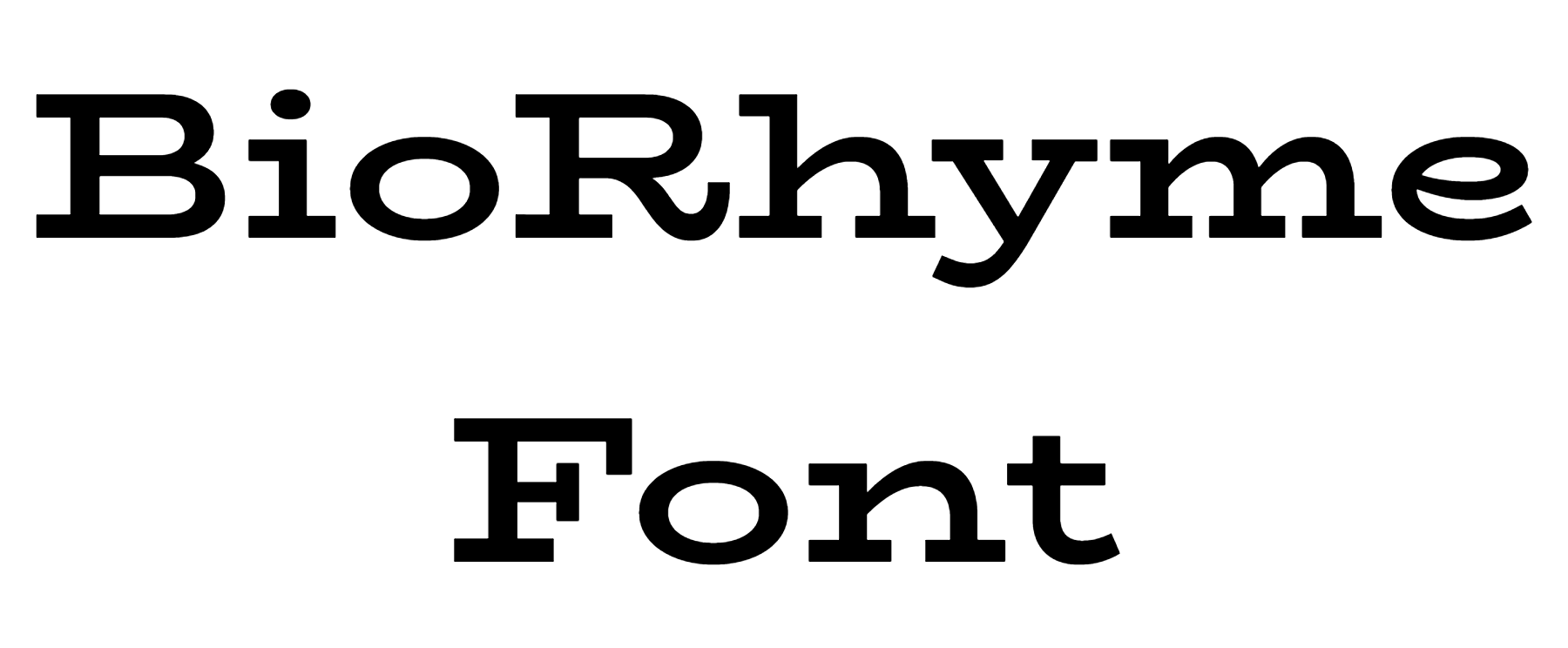 BioRhyme Font Download