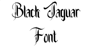 Black Jaguar Font Download