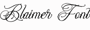 Blaimer Font Download