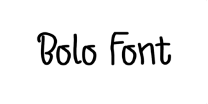 Bolo Font Download