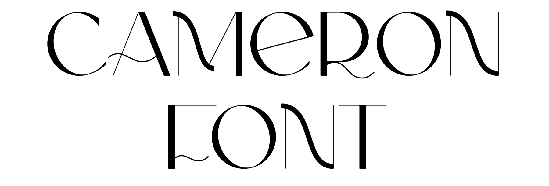 Cameron Font Download
