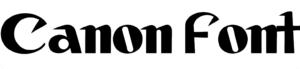 Canon Font Download