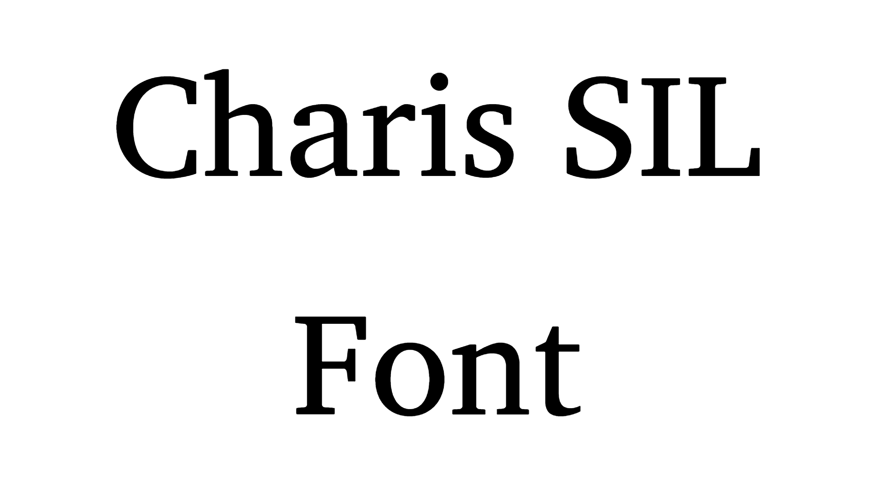 Charis SIL Font Download