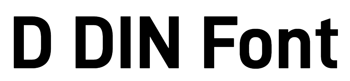 D DIN Font Download