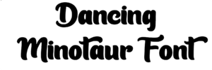 Dancing Minotaur Font Download