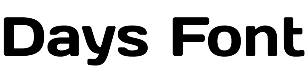 Days Font Download