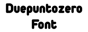 Duepuntozero Font Download
