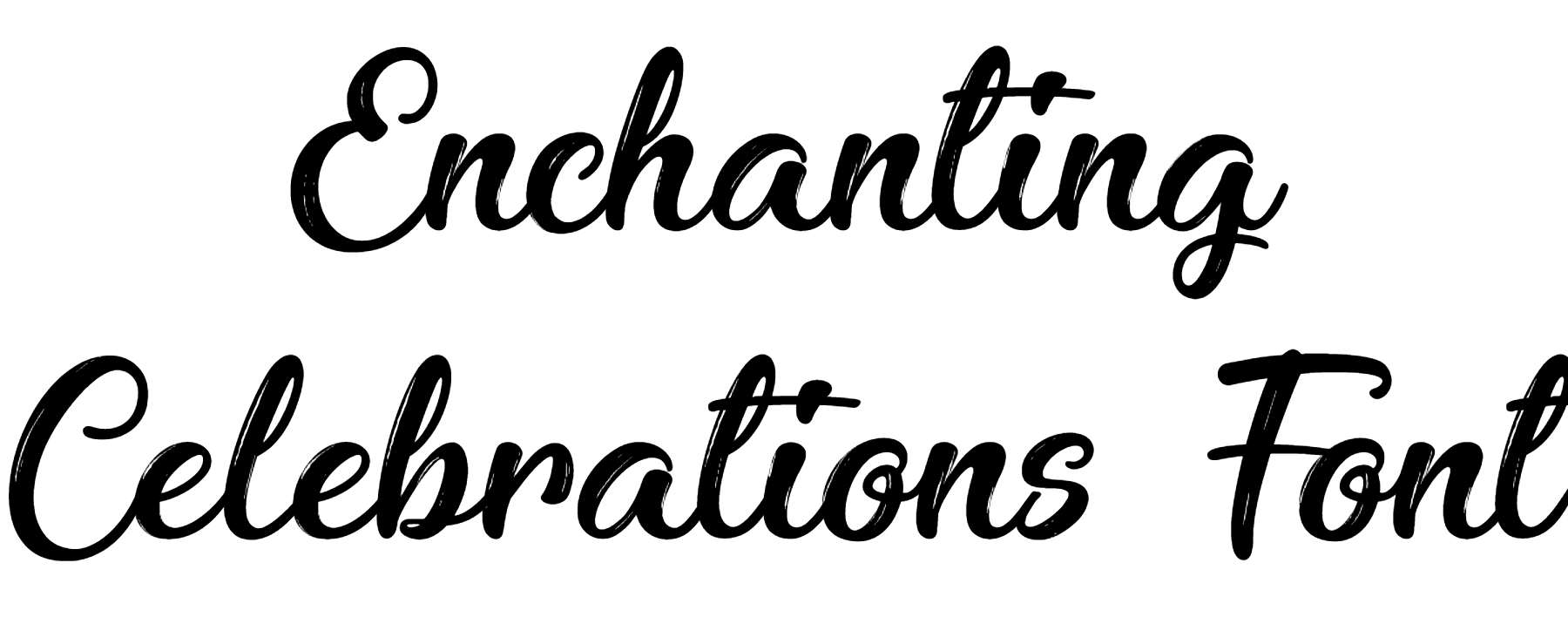 Enchanting Celebrations Font Download