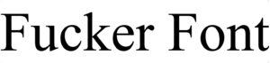 Fucker Font Download