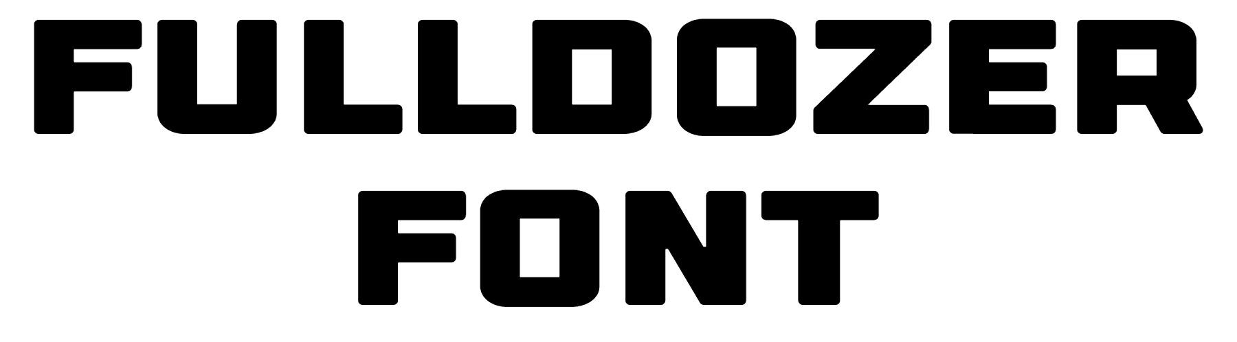 Fulldozer Font Download