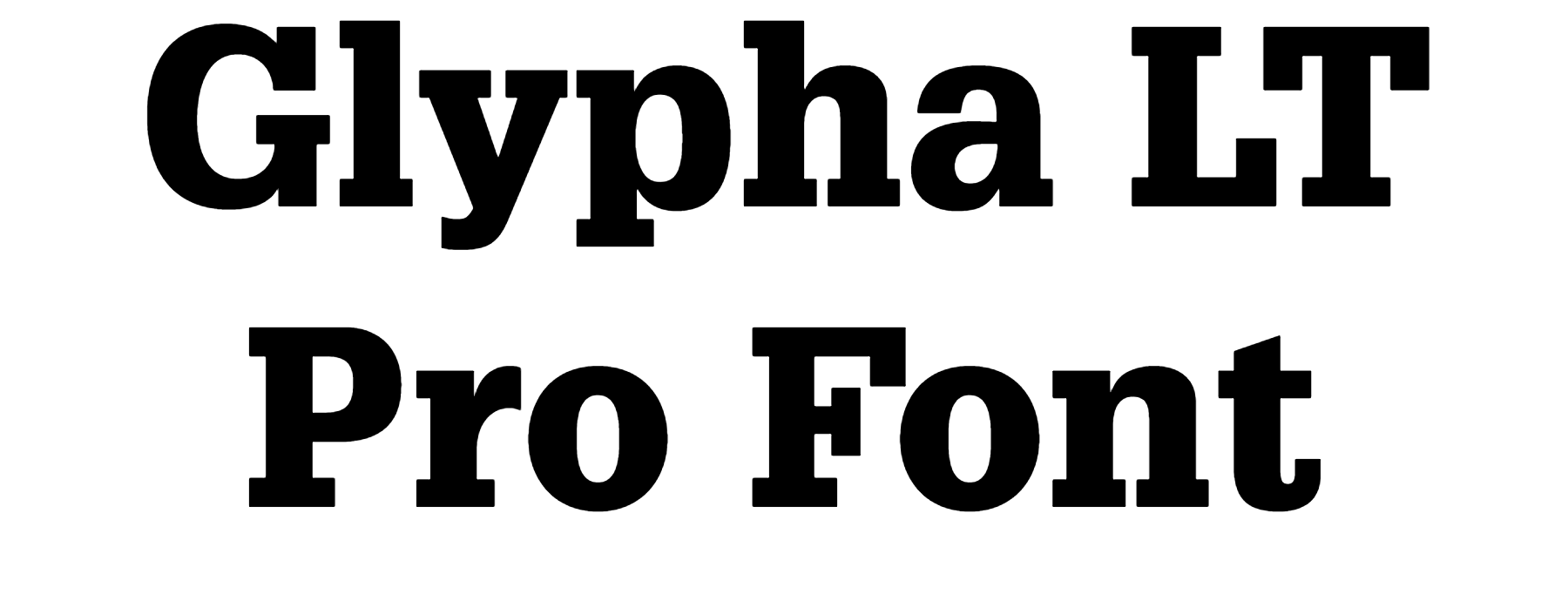 Glypha LT Pro Font Download
