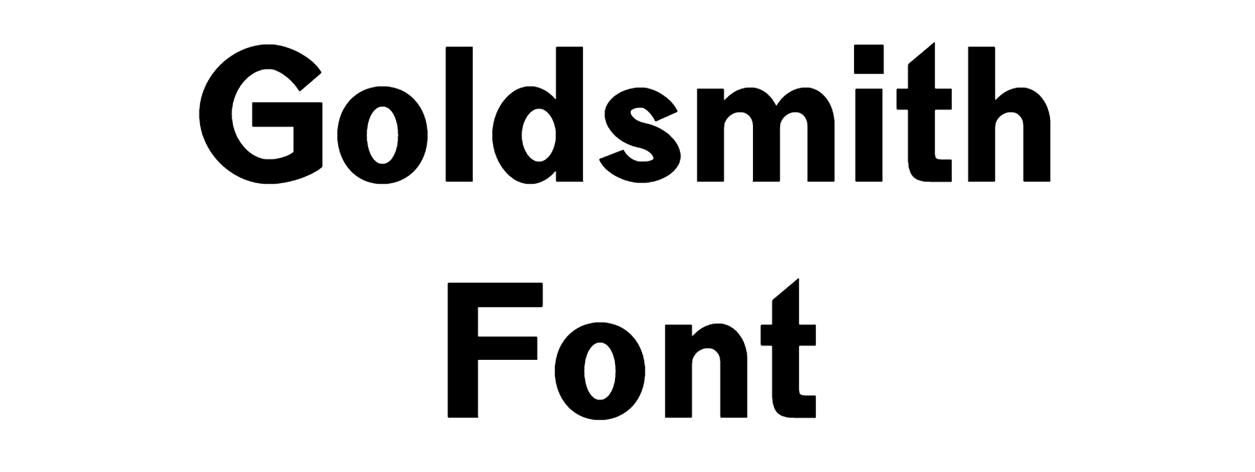 Goldsmith Font Download