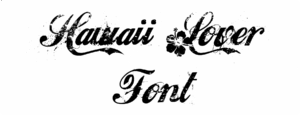 Hawaii Lover Font Download